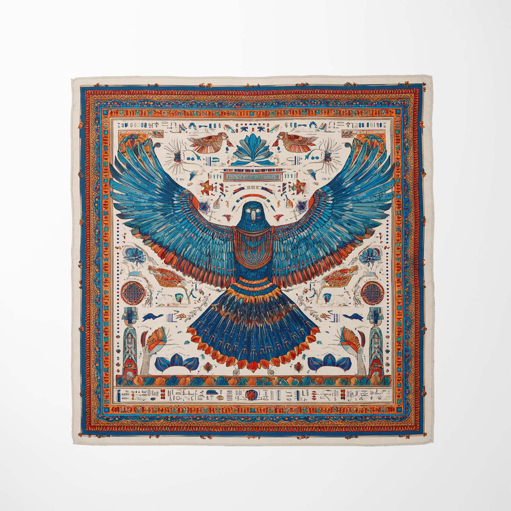 EGYPTIAN EAGLE NECK SCARF