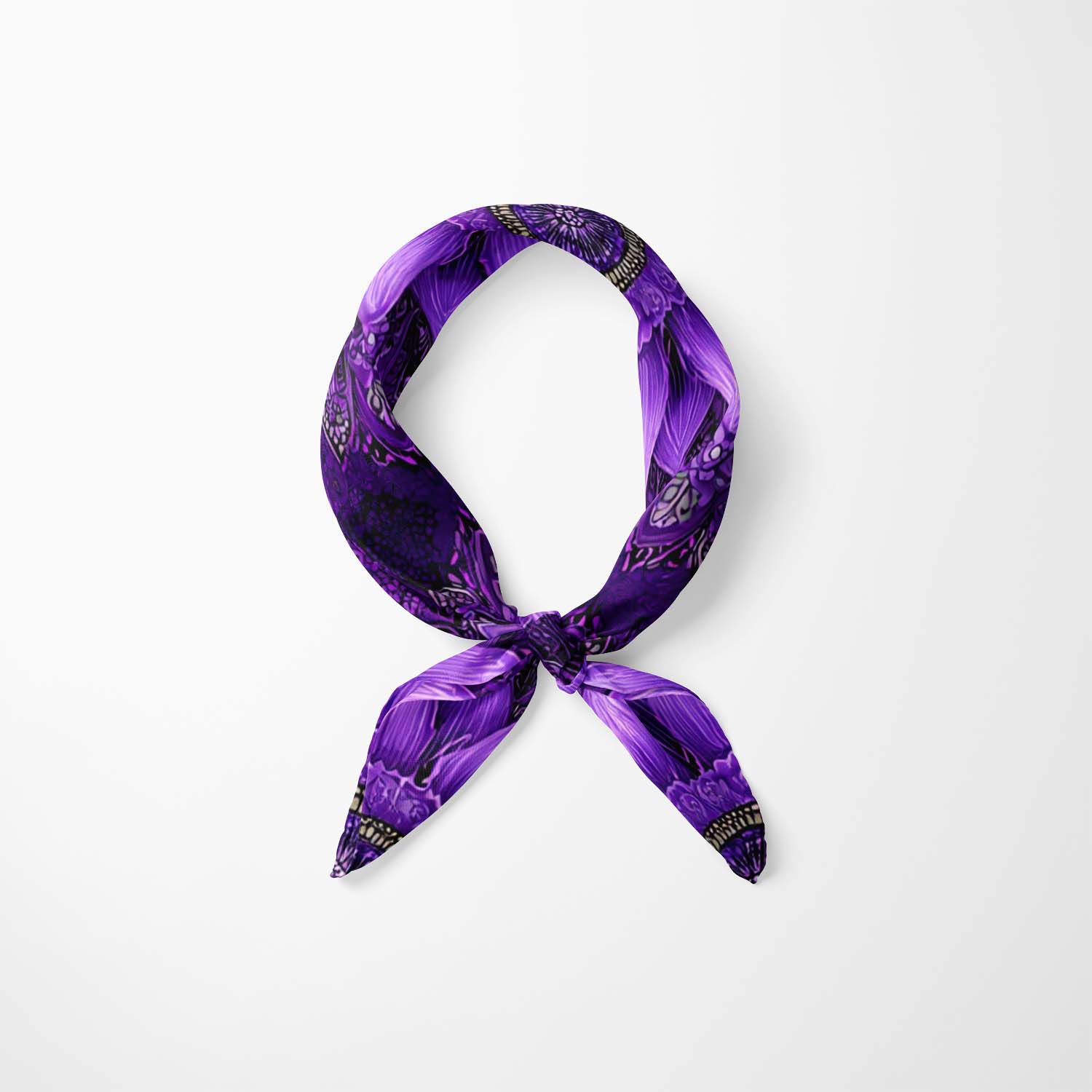 ELEGANT LAVENDER  NECK SCARF