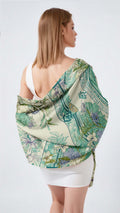 ZENORA SILK LONG LADIES SCARF