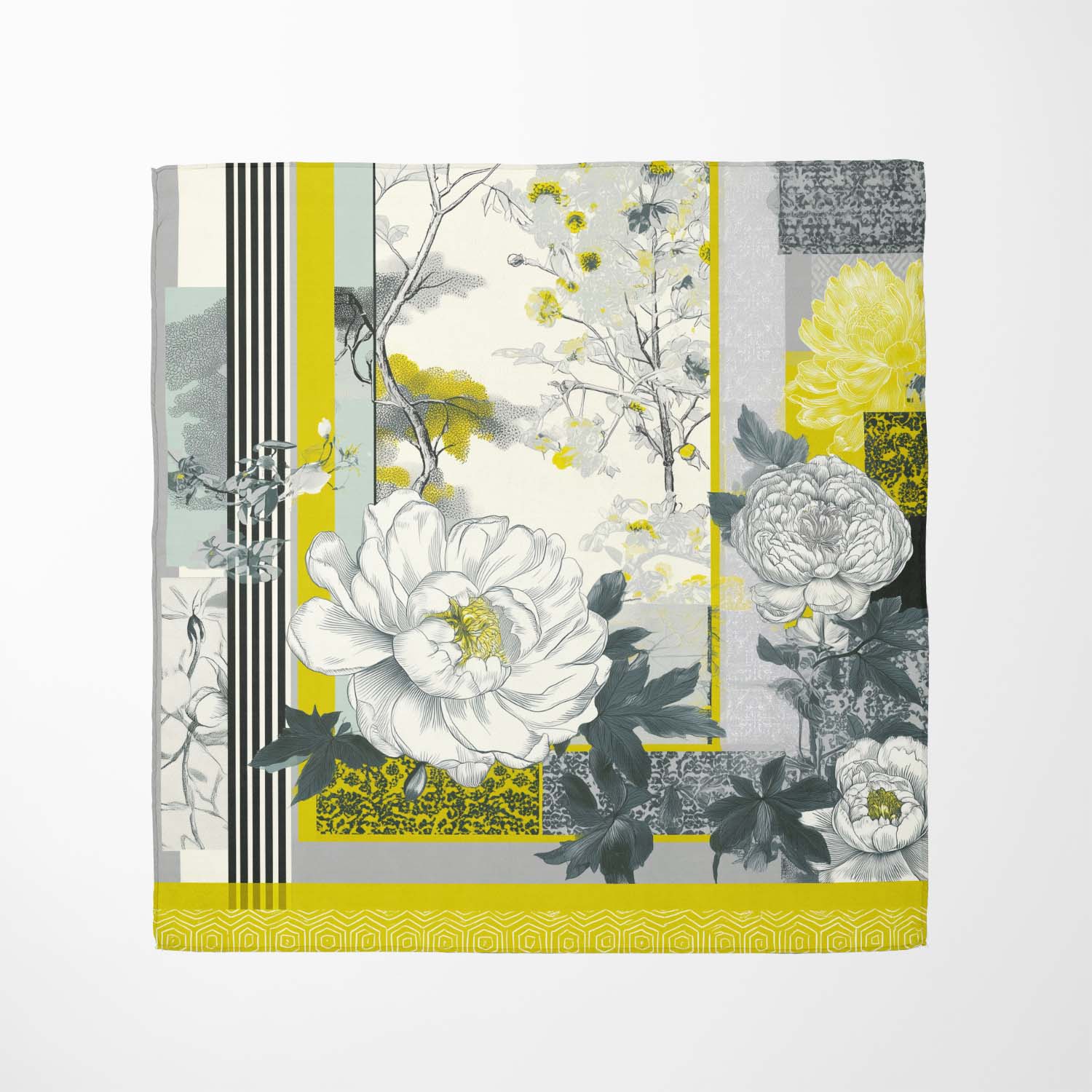 BLOOMVERSE SILK BANDANA