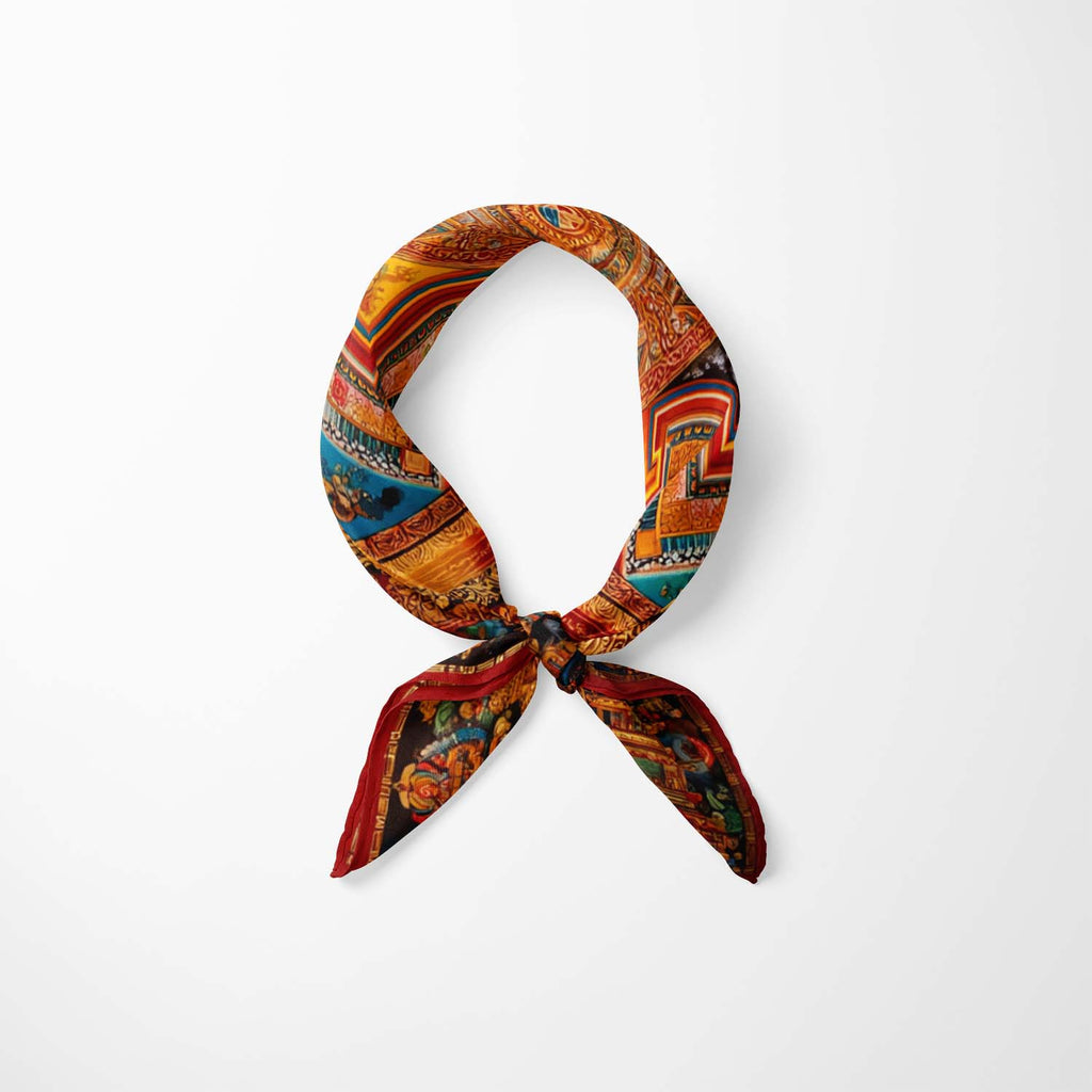 SACRED DHARMA MANDALA NECK SCARF