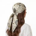 AZTEC OPULENCE SILK HEAD SCARF