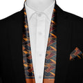 MOSAICO MEN SCARF AND POCKET SQUARE SET – PREMIUM COLLECTION