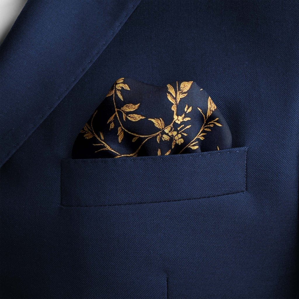 BEAUTIFUL FLYING BIRD SILK POCKET SQUARE