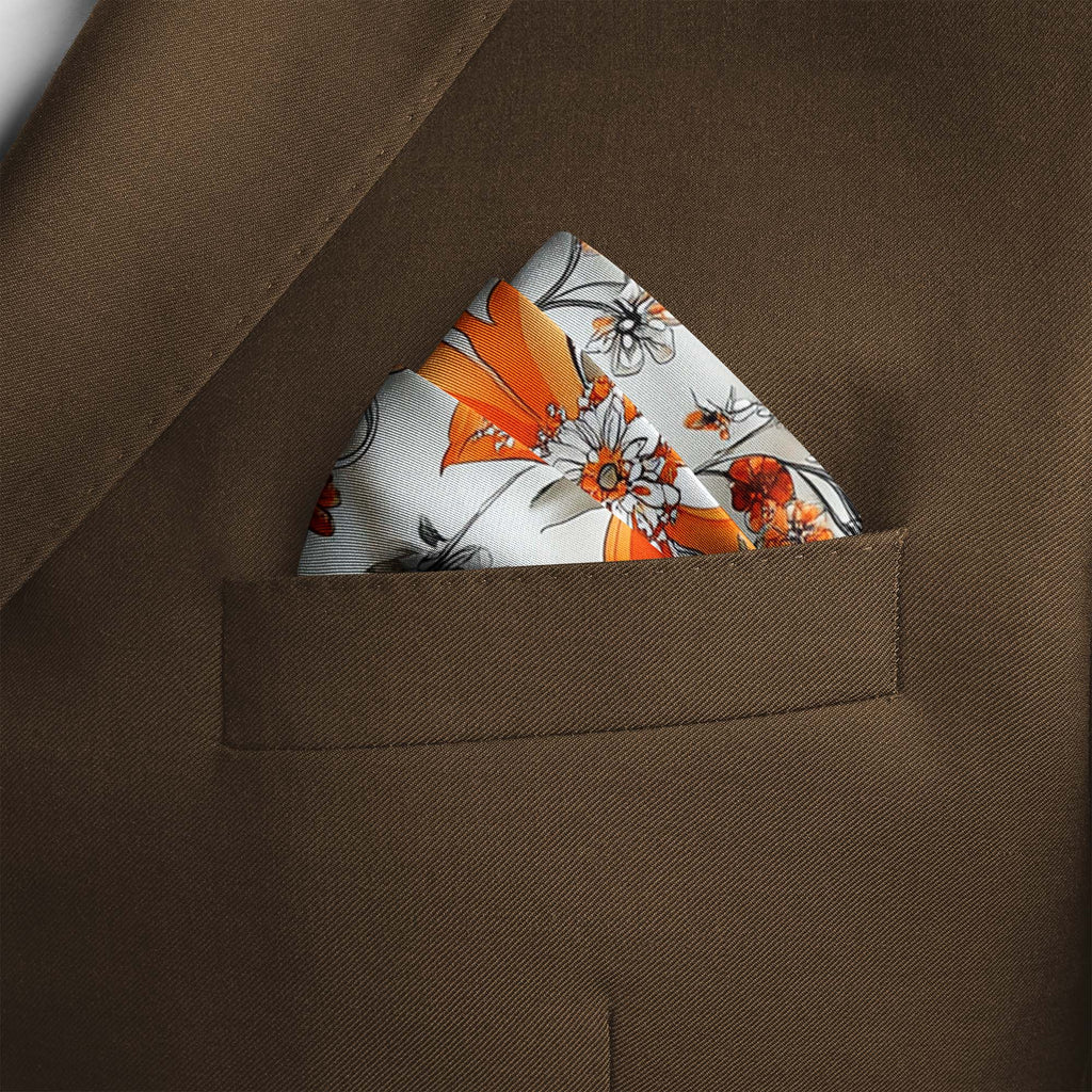 VINTAGE BANDANA SILK POCKET SQUARE