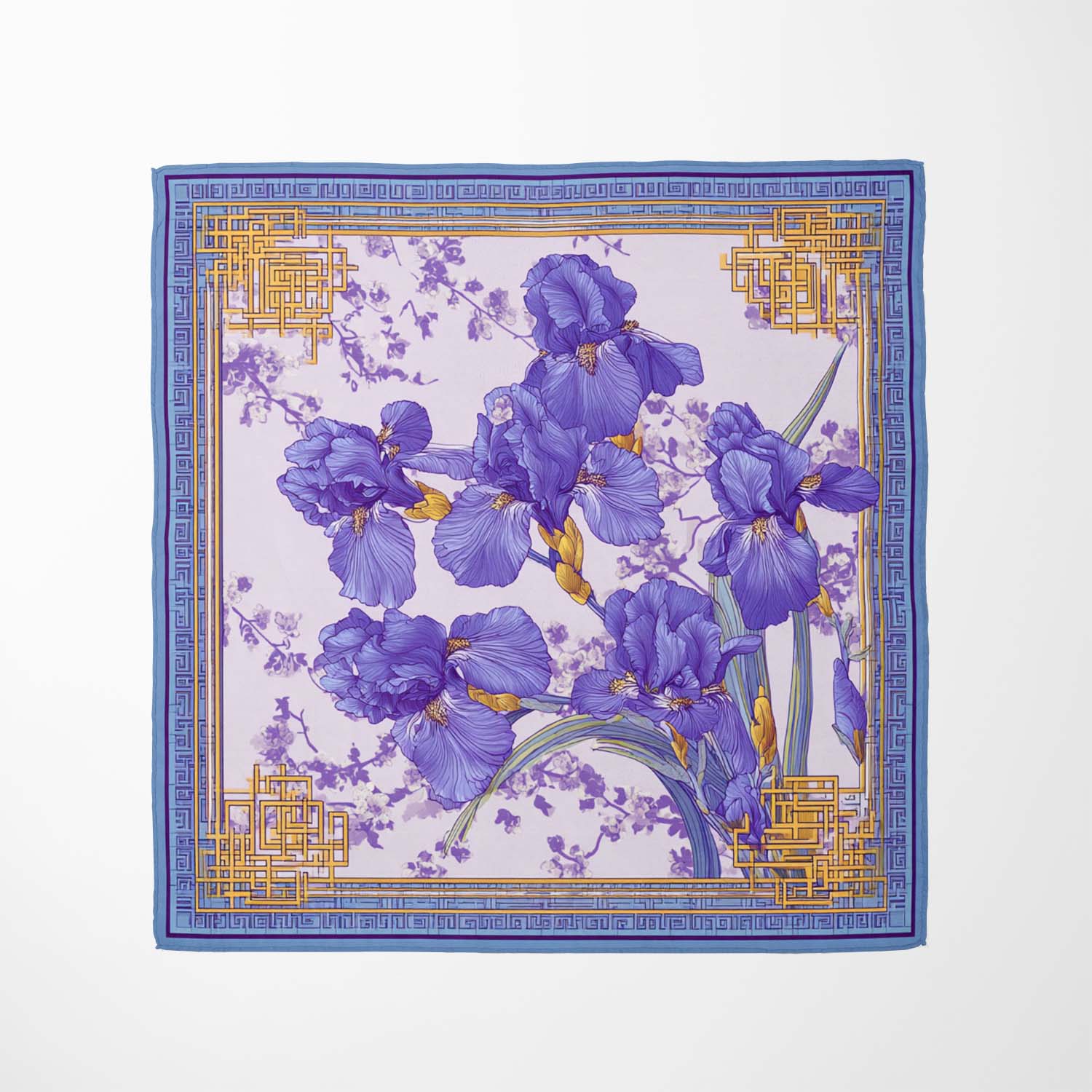 IRIS SILK BANDANA