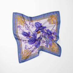 IRIS SILK BANDANA
