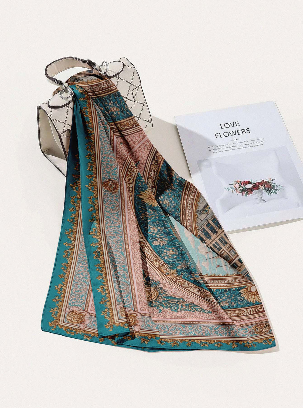 REGAL LONDON REVERIE SILK HEAD SCARF