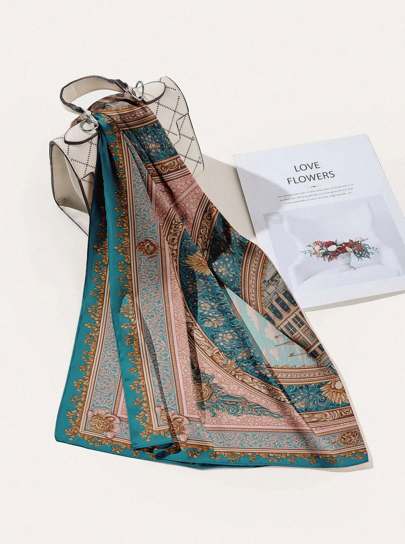 REGAL LONDON REVERIE SILK HEAD SCARF