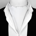 BRIGHT WHITE SILK ASCOT – PREMIUM COLLECTION