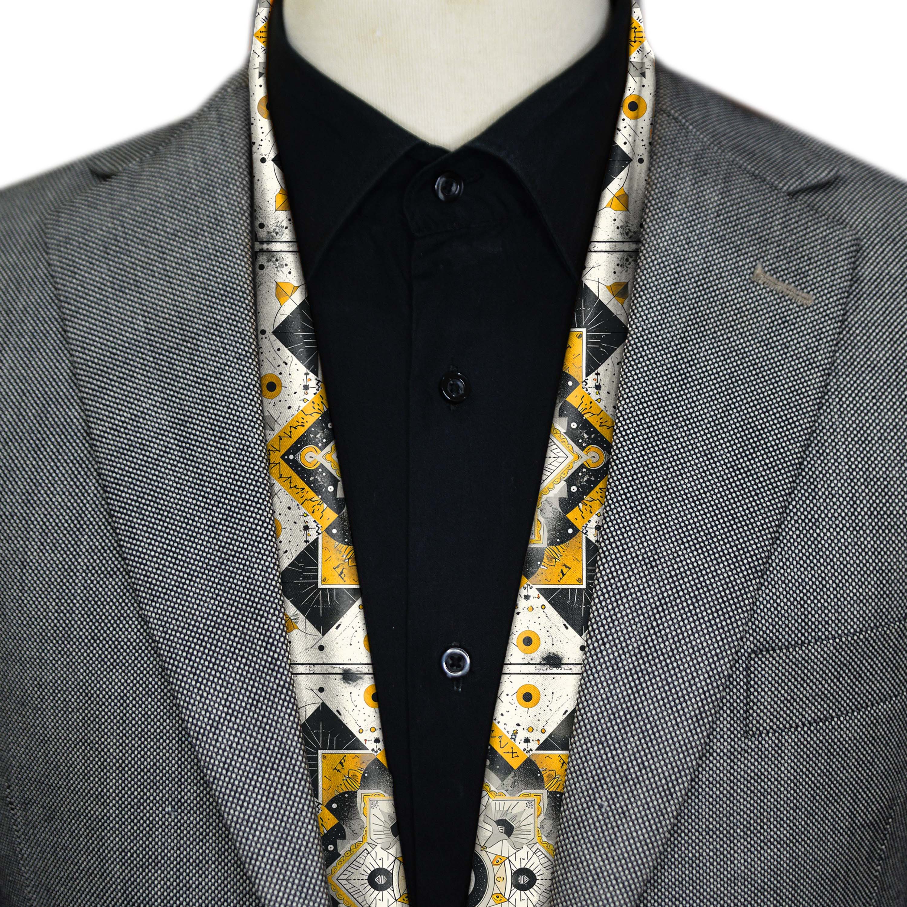 ETHNIC ABSTRACT MEN SCARF-PREMIUM COLLECTION
