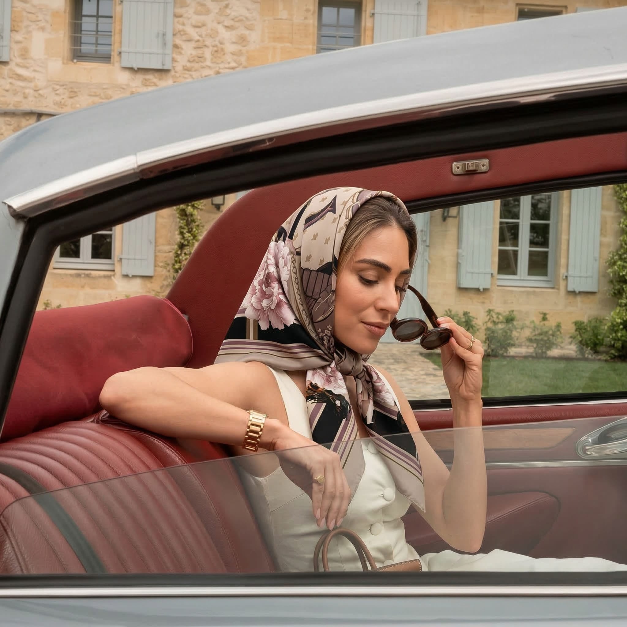 AIDA ALEX SILK HEAD SCARF