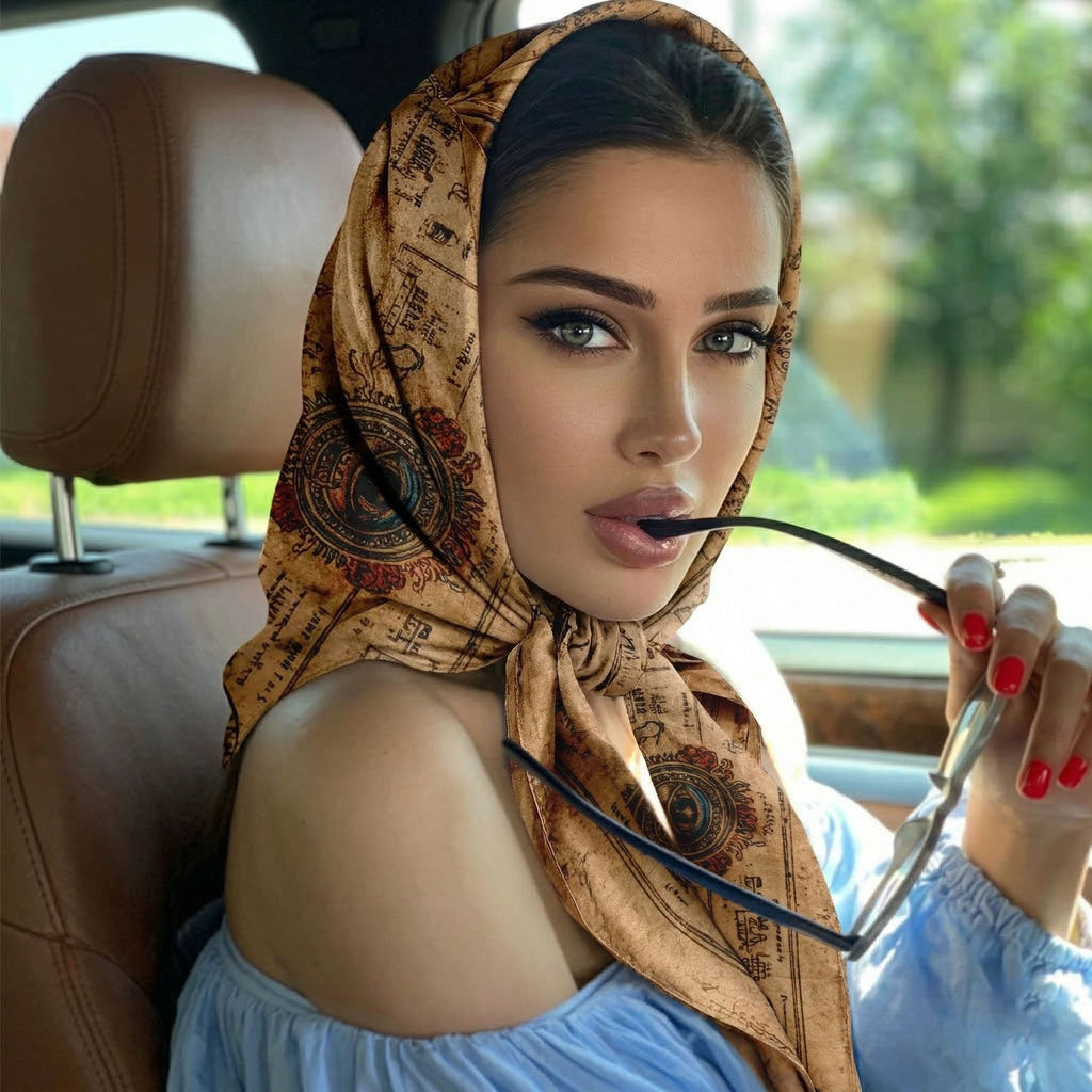 ARCANE COSMOGRAPHY SILK HEAD SCARF