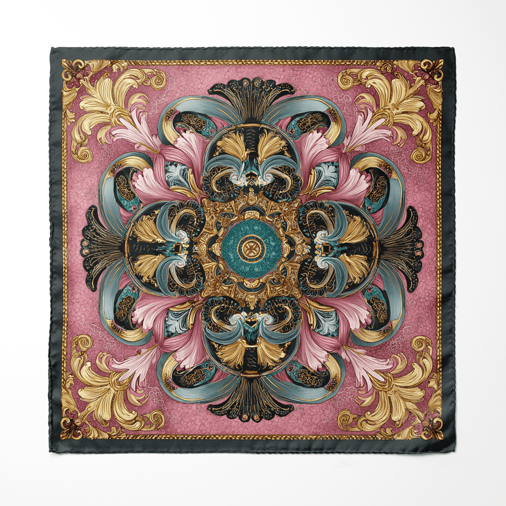 VERONA SILK ASCOT AND POCKET SQUARE SET – PREMIUM COLLECTION