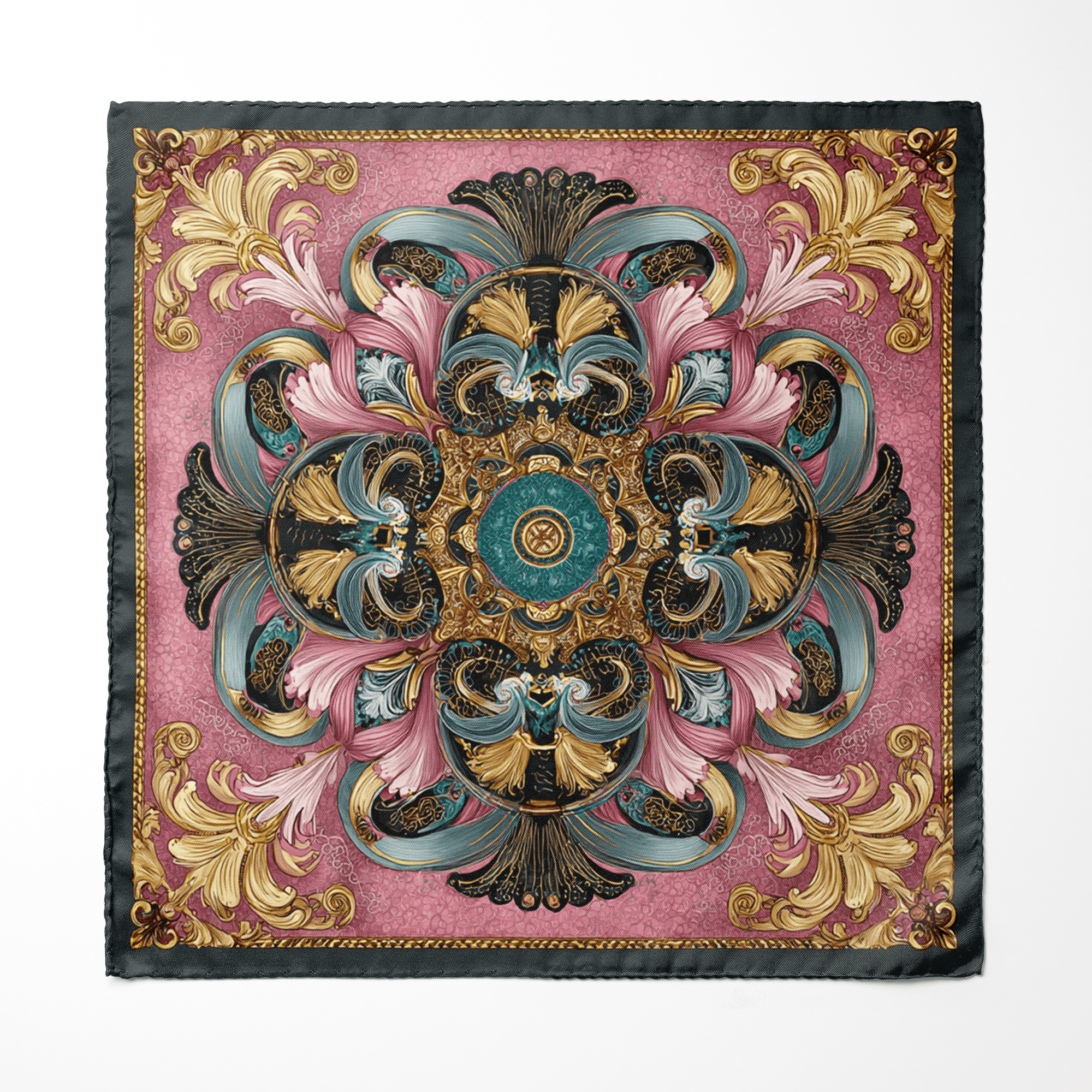 VERONA SILK ASCOT AND POCKET SQUARE SET – PREMIUM COLLECTION