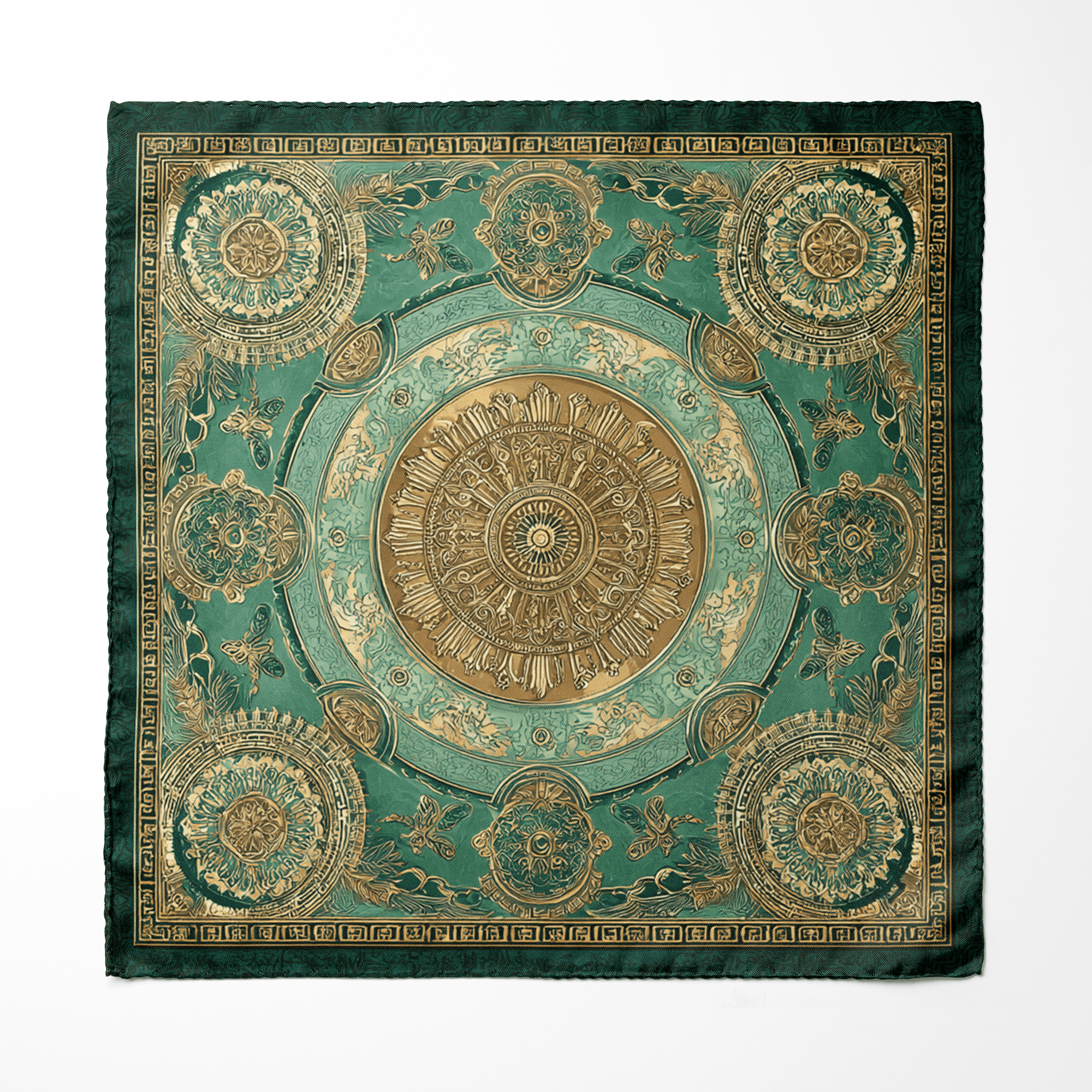 EMPIRE SILK ASCOT AND POCKET SQUARE SET – PREMIUM COLLECTION