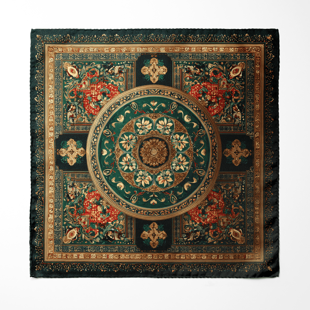 BABYLON MEN SCARF AND POCKET SQUARE SET – PREMIUM COLLECTION