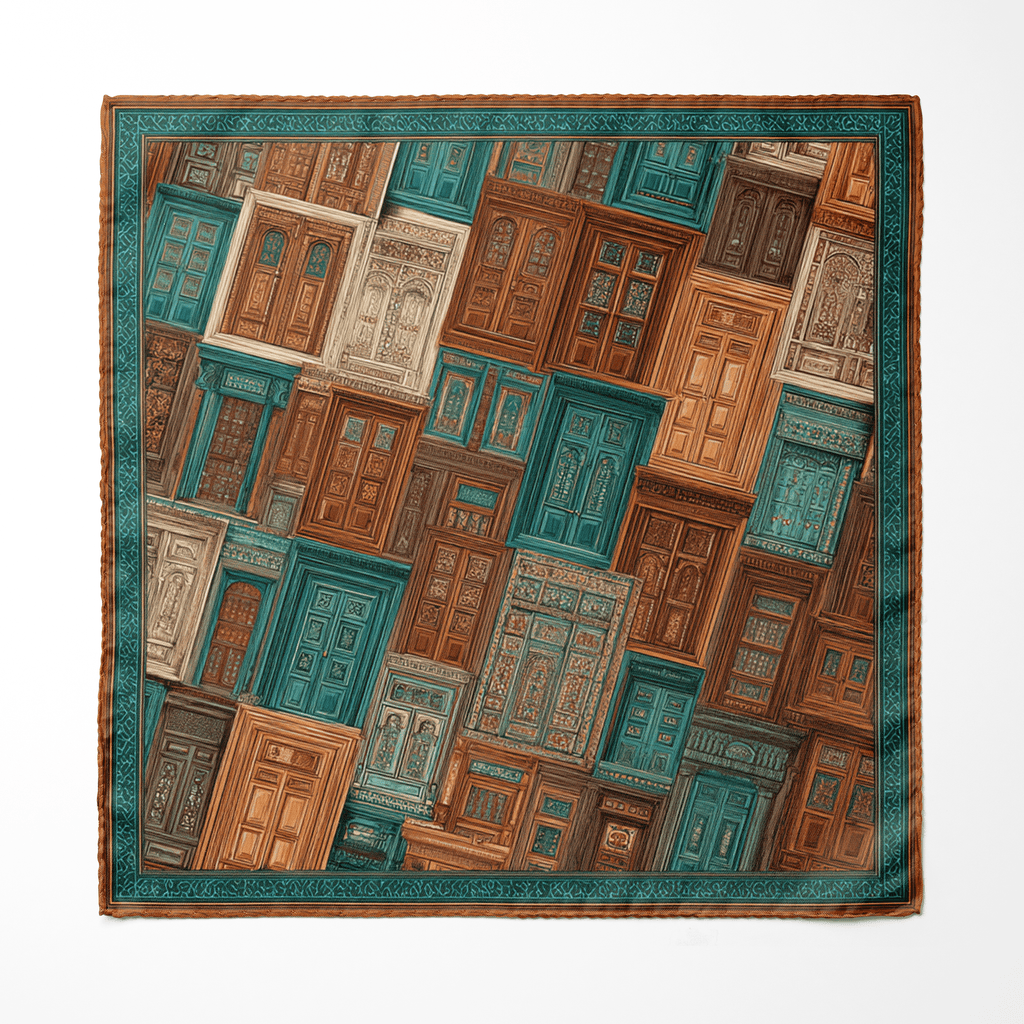 BAAB SILK ASCOT AND POCKET SQUARE SET – PREMIUM COLLECTION