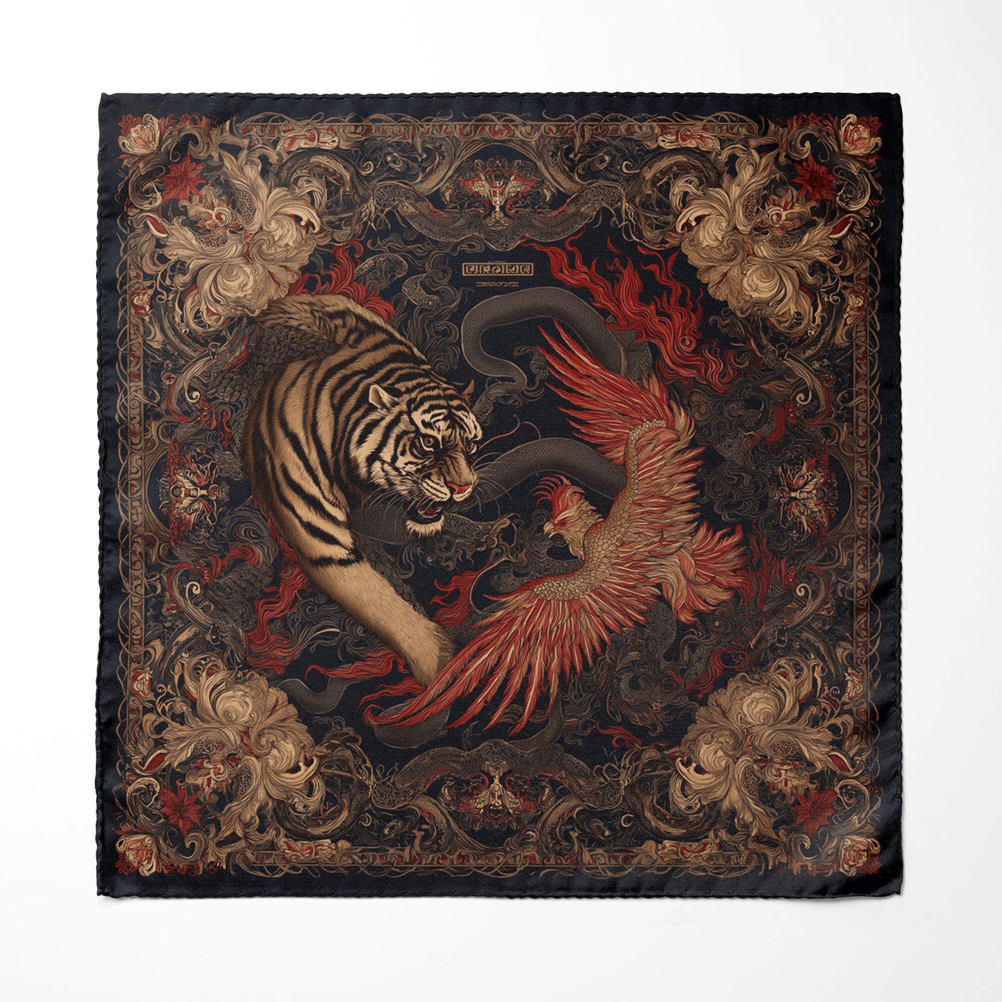 DRAVON MEN SCARF AND POCKET SQUARE SET – PREMIUM COLLECTION