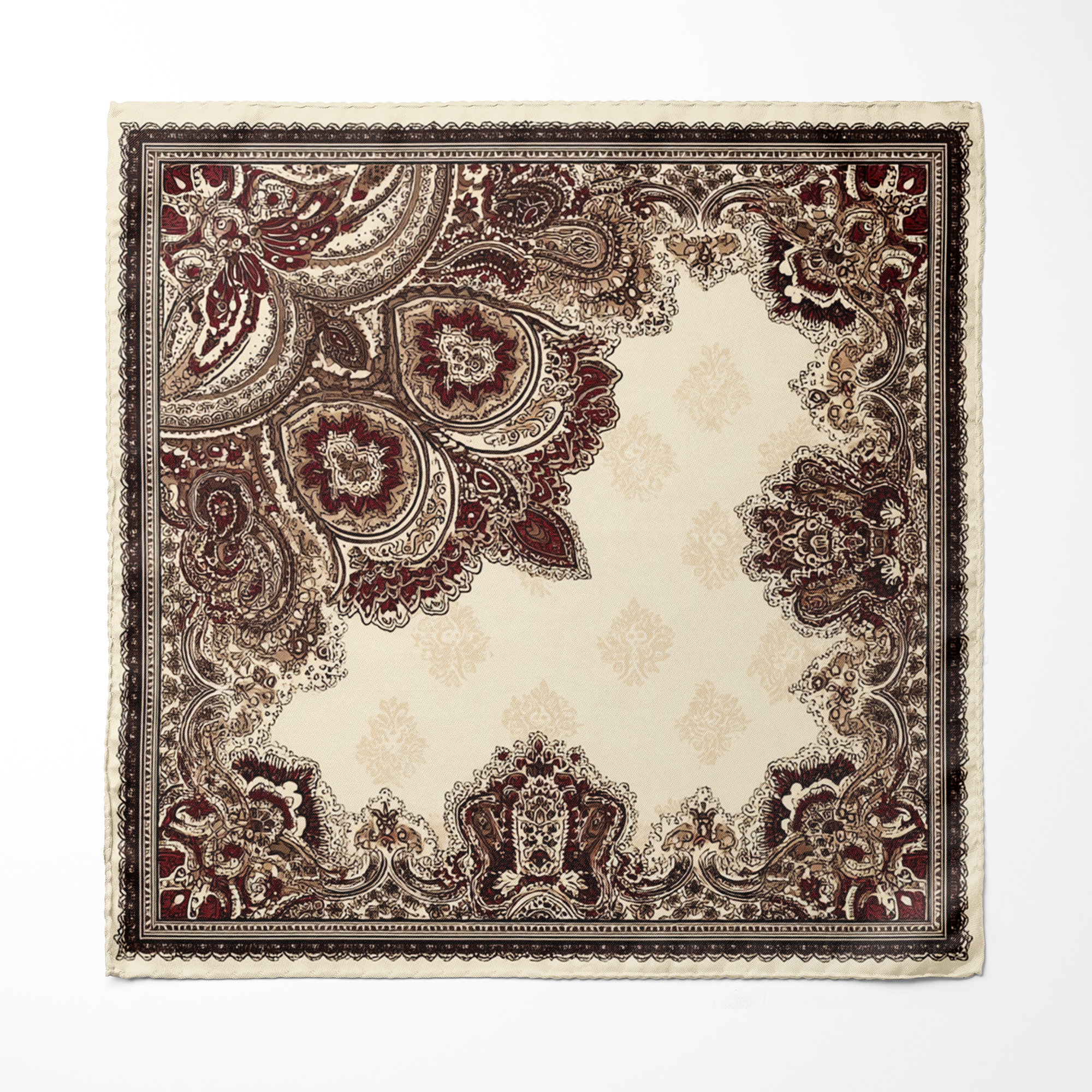 BAHAR MEN SCARF AND POCKET SQUARE SET – PREMIUM COLLECTION