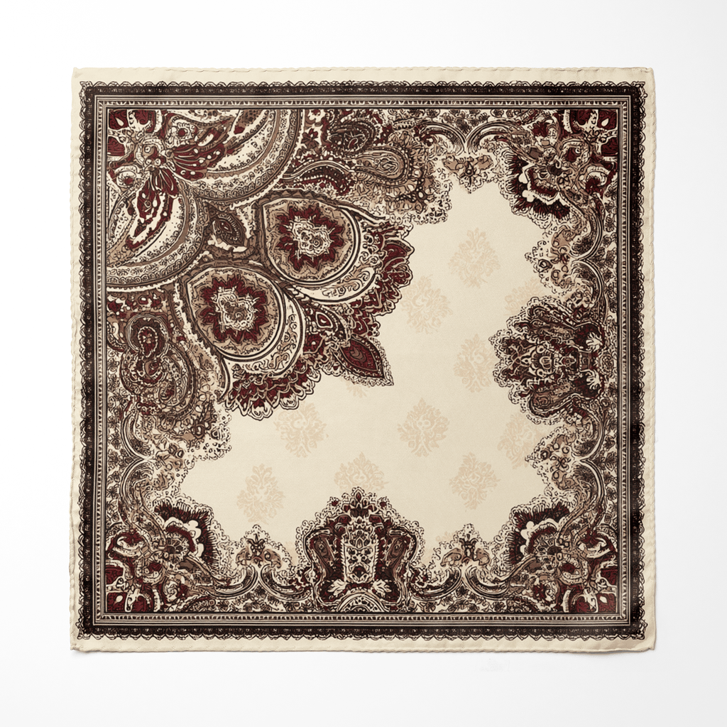 BAHAR MEN SCARF AND POCKET SQUARE SET – PREMIUM COLLECTION
