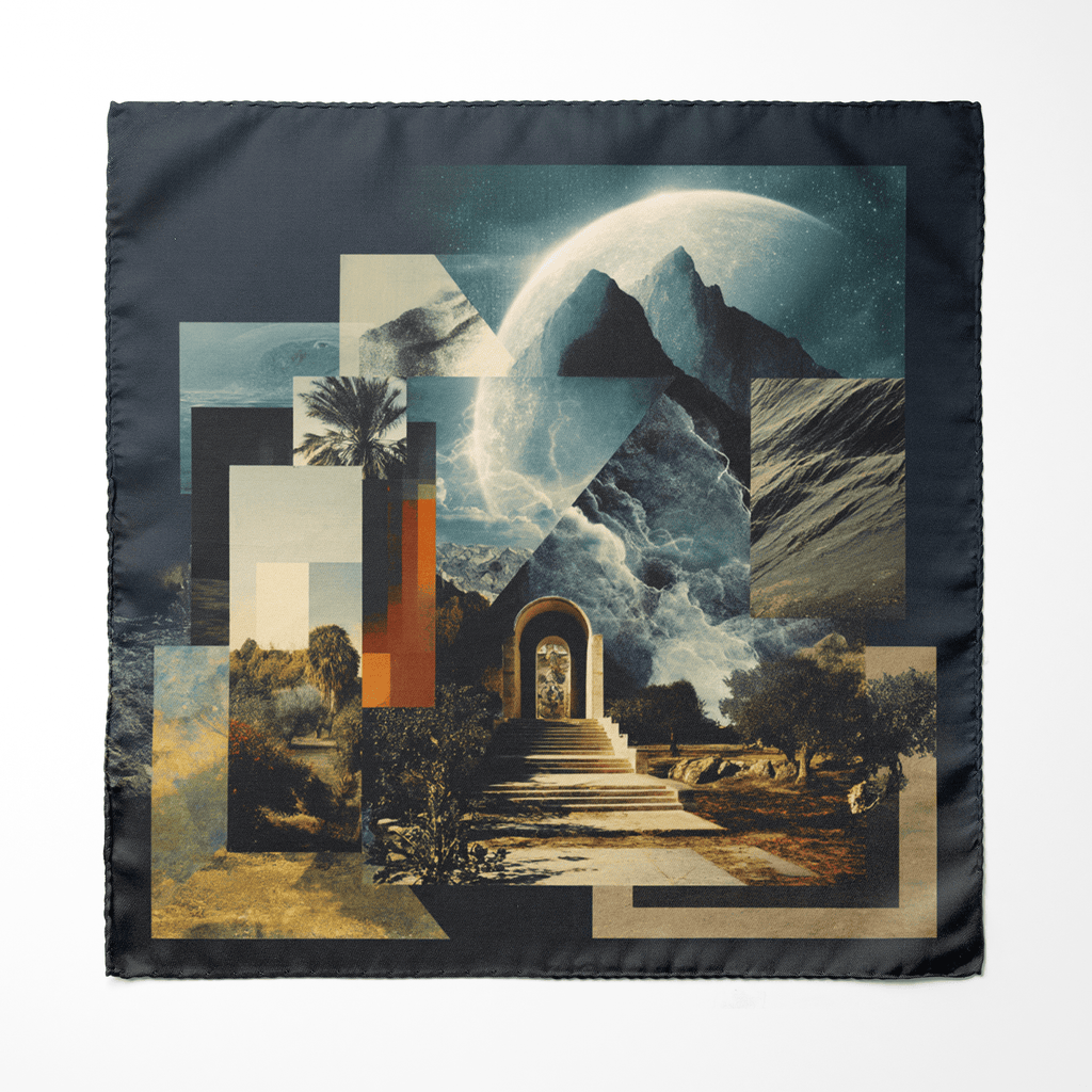 PORTALIS SILK POCKET SQUARE