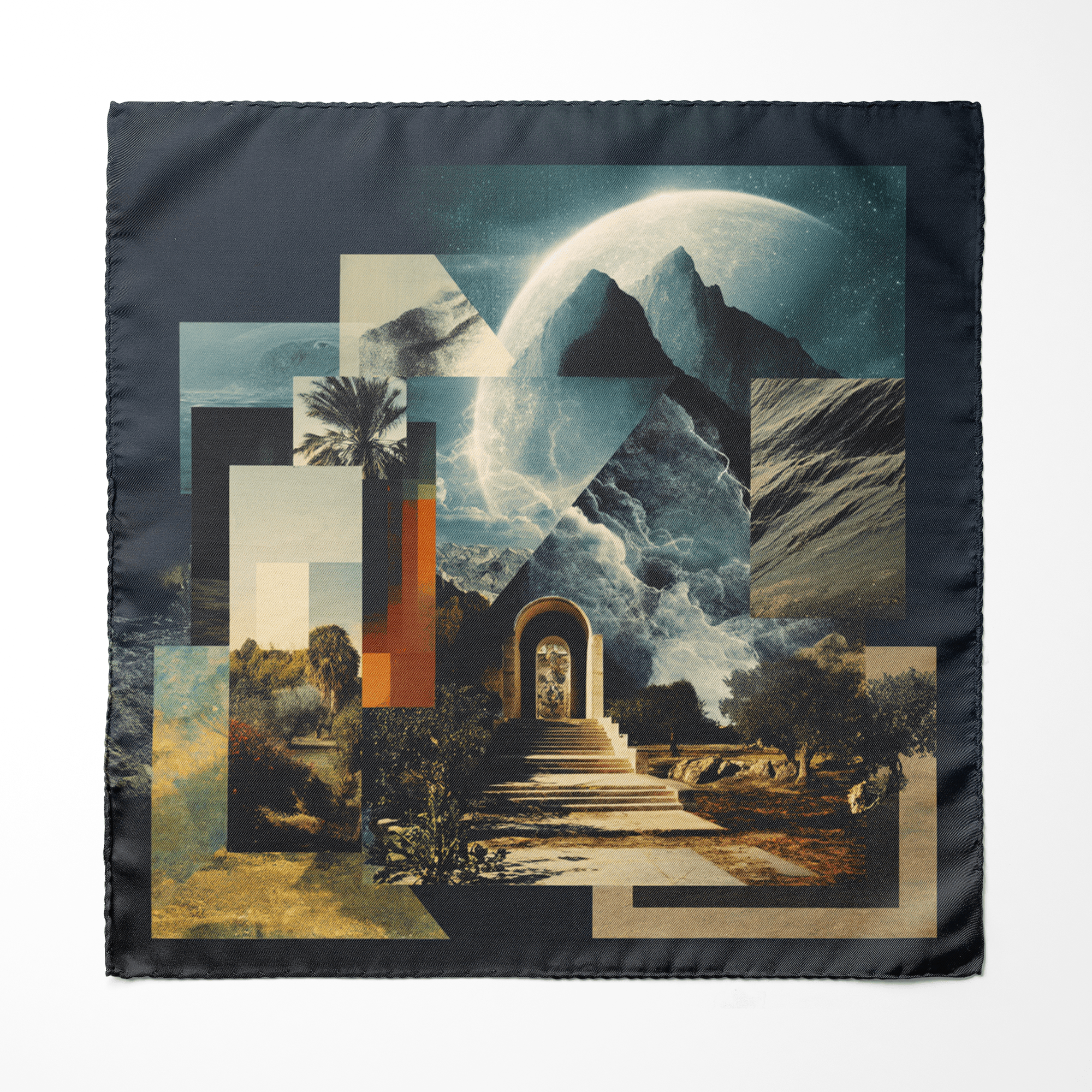 PORTALIS SILK POCKET SQUARE