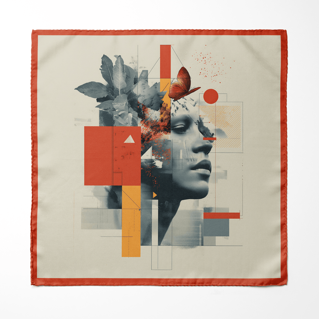 AWAKENING SILK POCKET SQUARE