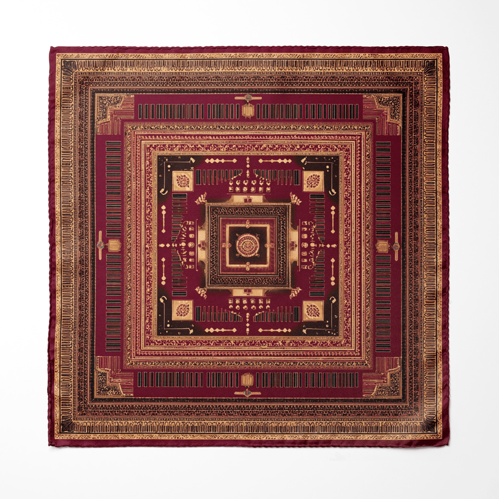 MANDALA FORT SILK ASCOT - PREMIUM COLLECTION
