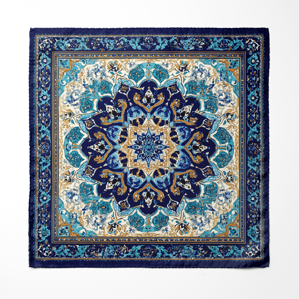 NAVARAH SILK ASCOT AND POCKET SQUARE SET – PREMIUM COLLECTION