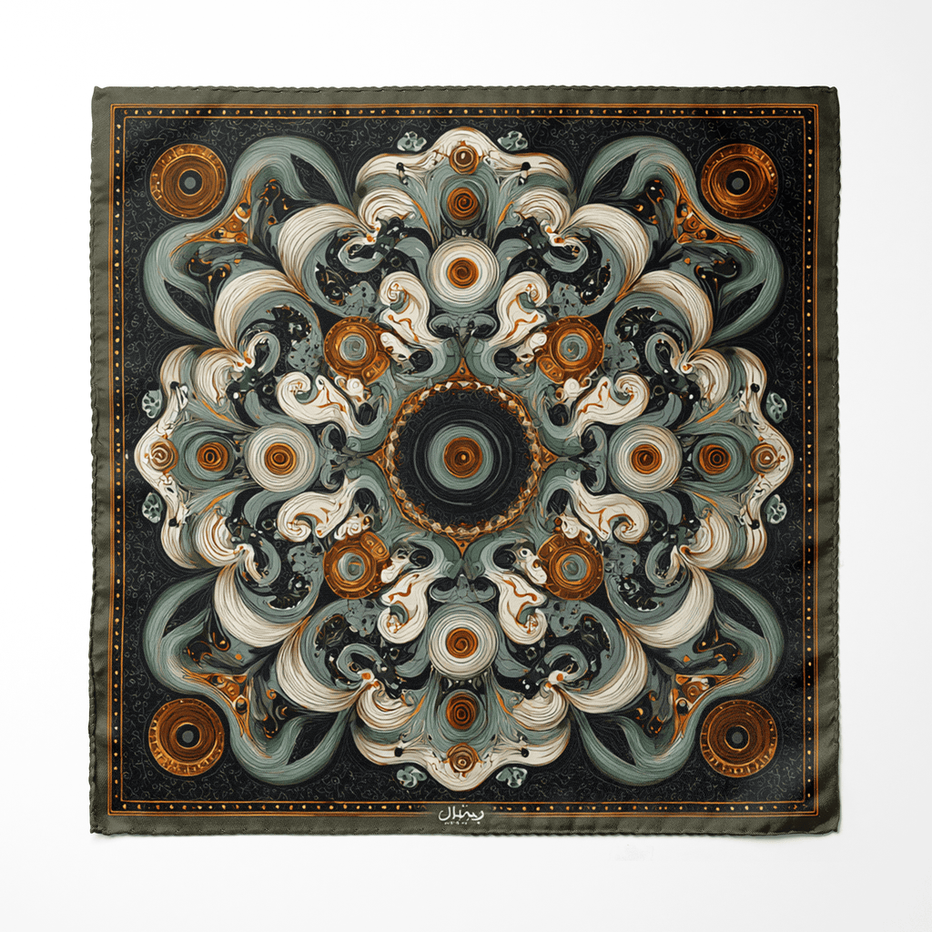 VERMILLION SILK ASCOT AND POCKET SQUARE SET – PREMIUM COLLECTION