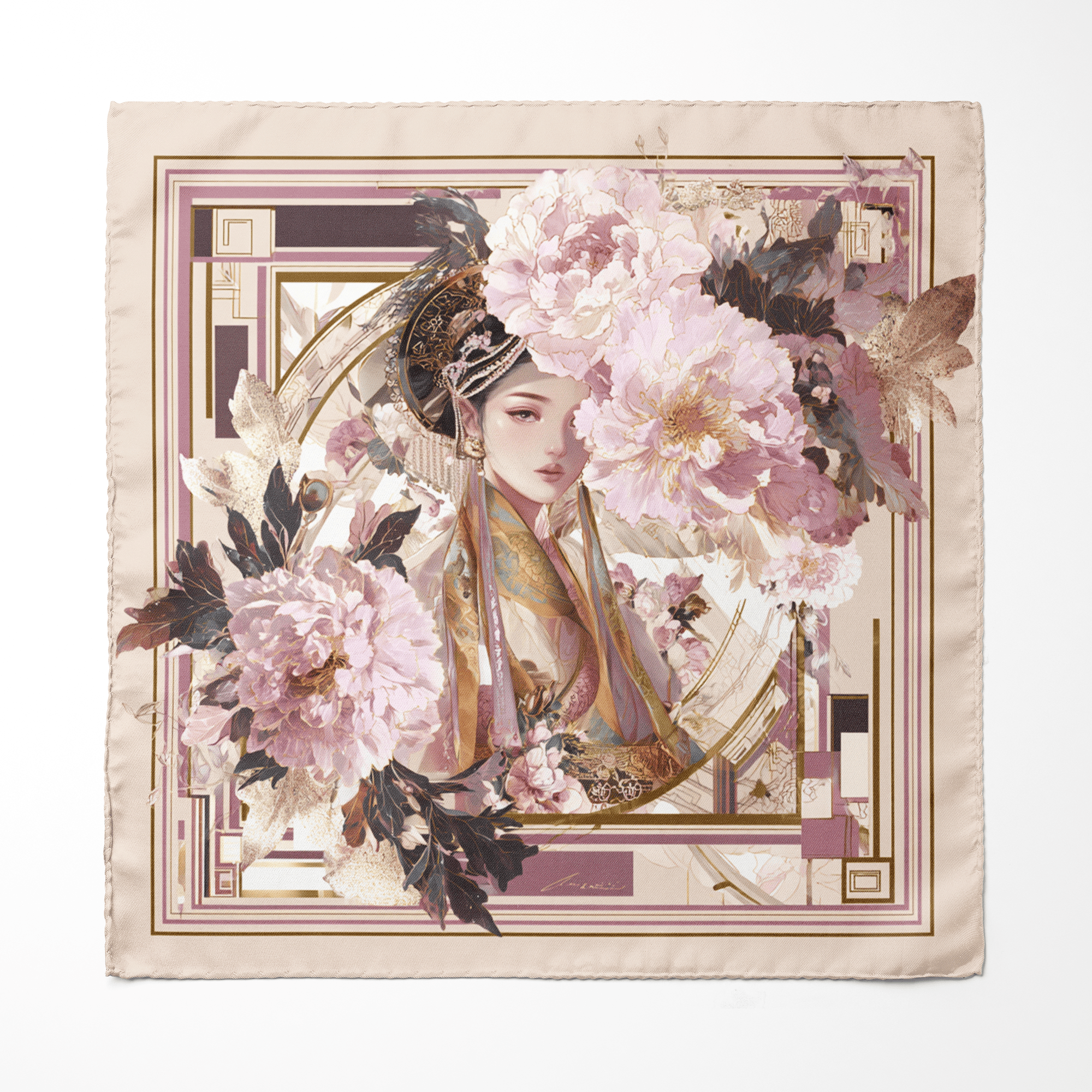 HANAVELLE SILK POCKET SQUARE
