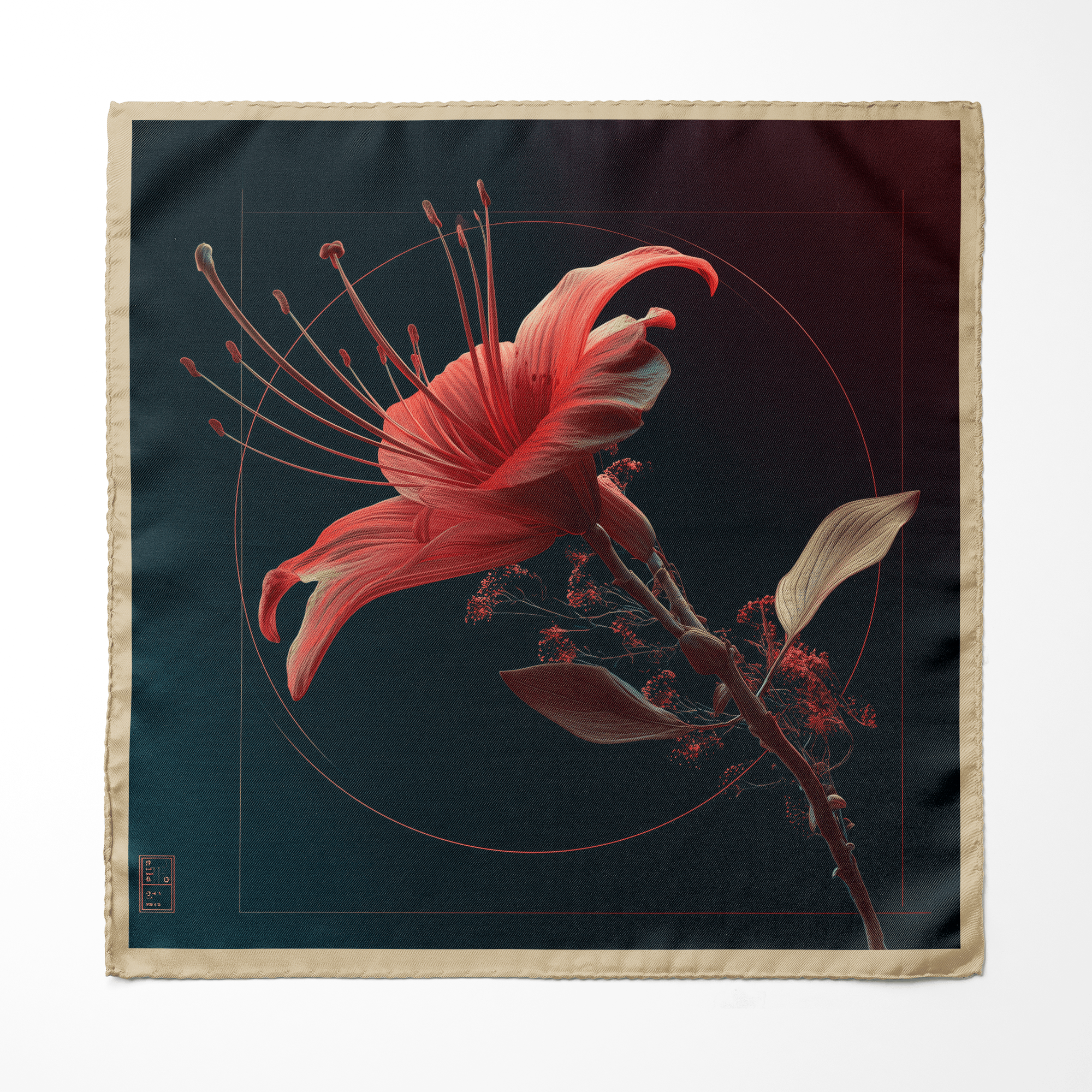 LILIUM SILK POCKET SQUARE