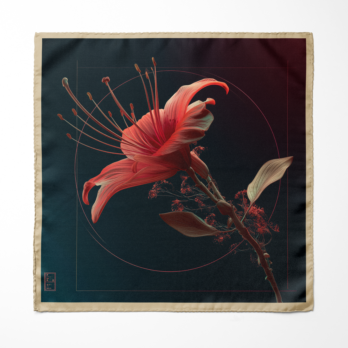 LILIUM SILK POCKET SQUARE