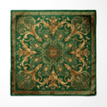 VERIDIAN SILK POCKET SQUARE