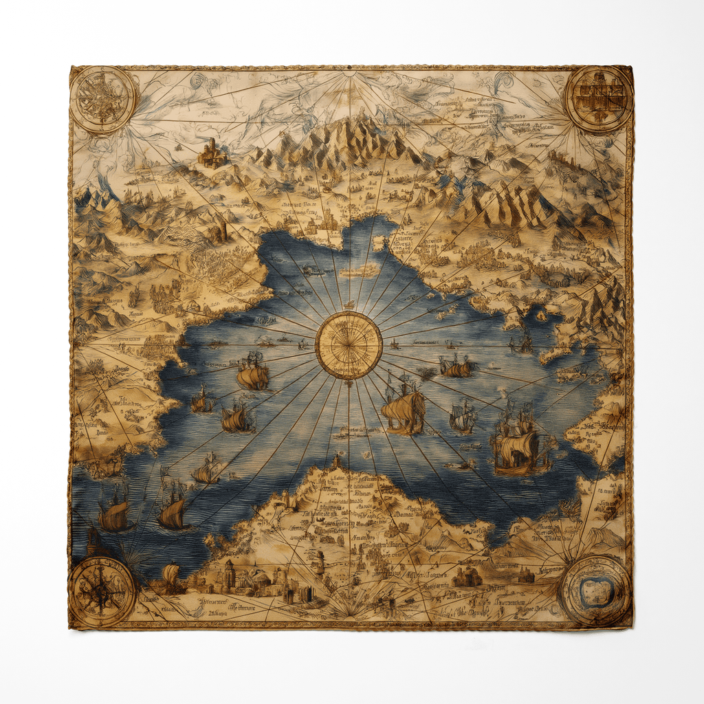 VOYAGE SILK POCKET SQUARE