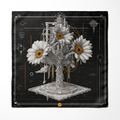 TECHFLORA SILK POCKET SQUARE