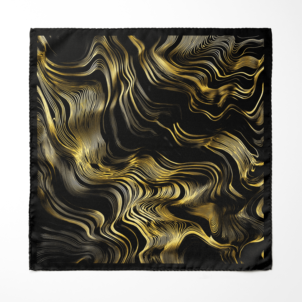 LUXORA SILK ASCOT AND POCKET SQUARE SET – PREMIUM COLLECTION