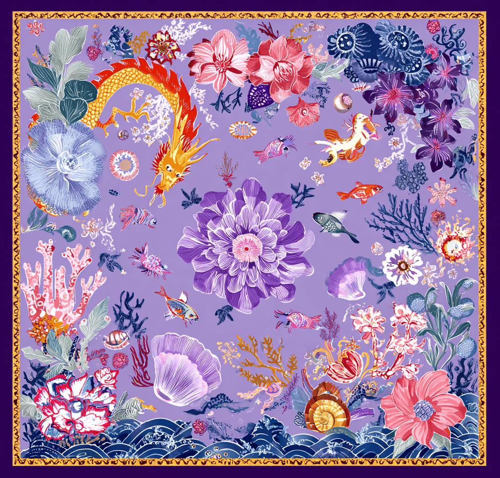 AQUARIA SILK HEAD SCARF