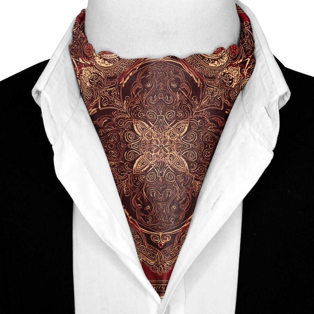 IMPERIA SILK ASCOT AND POCKET SQUARE SET – PREMIUM COLLECTION