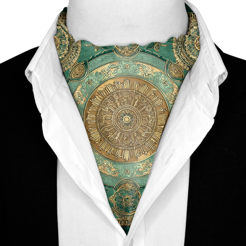 EMPIRE SILK ASCOT AND POCKET SQUARE SET – PREMIUM COLLECTION