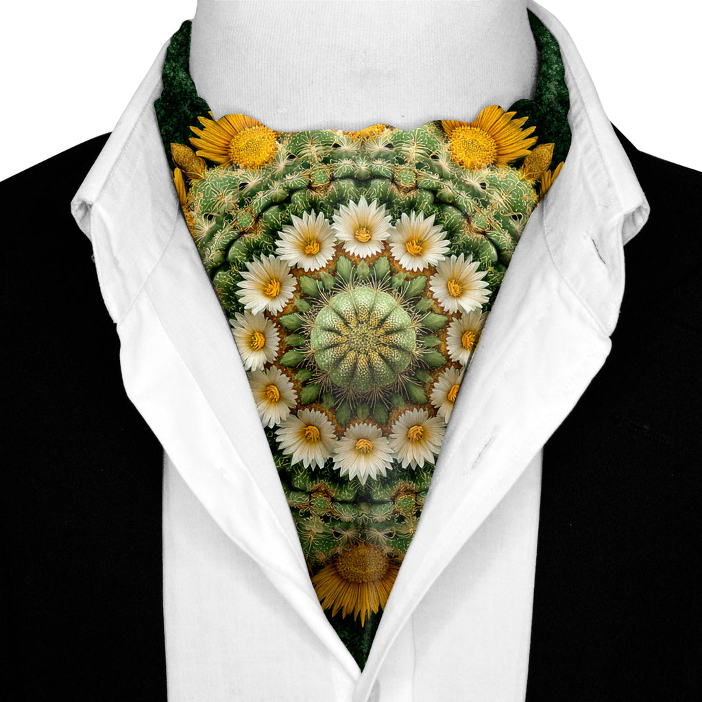 SOLARA SILK ASCOT AND POCKET SQUARE SET – PREMIUM COLLECTION