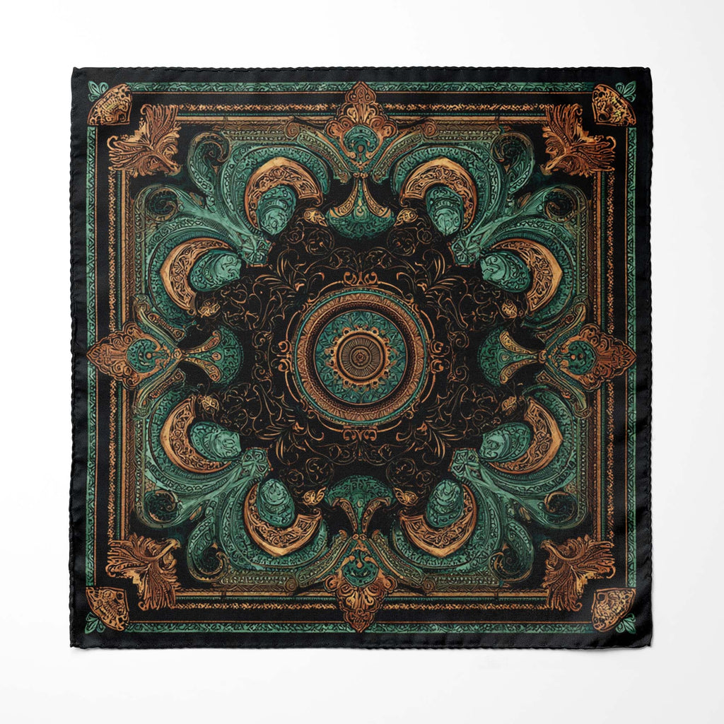 AXIS OF DOMINION SILK POCKET SQUARE