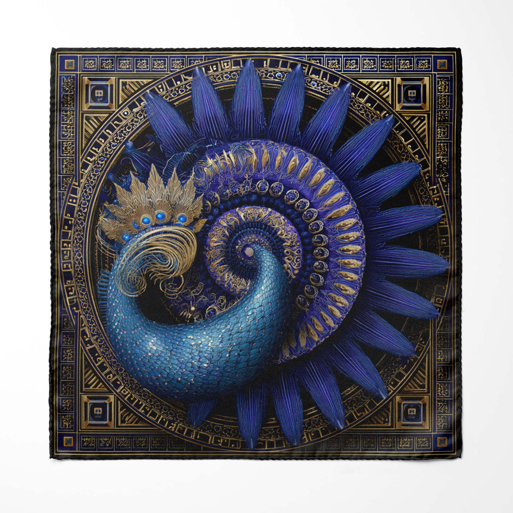 AZOTH NOCTURNE SILK POCKET SQUARE