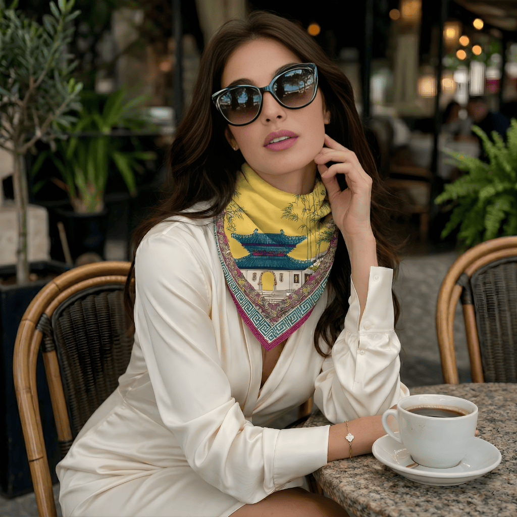BLOOM SANCTUARY SILK BANDANA