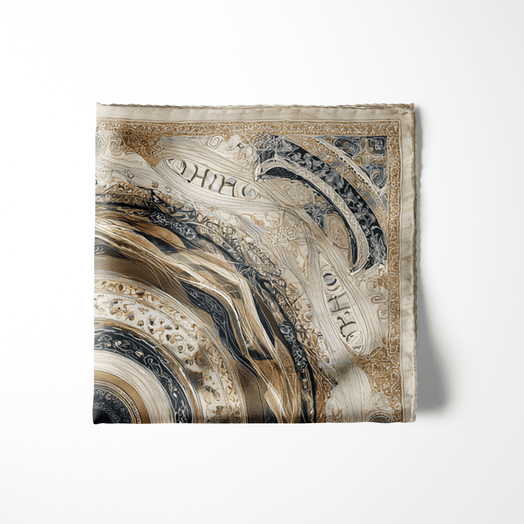 ORBITA SILK POCKET SQUARE