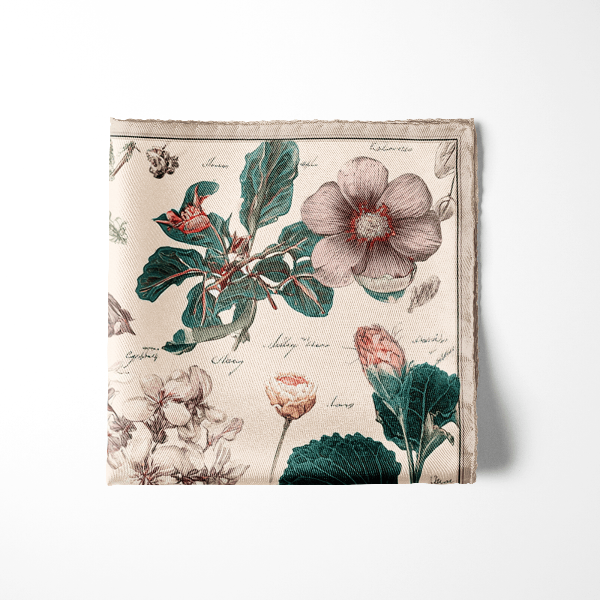 BOTANIKA SILK POCKET SQUARE