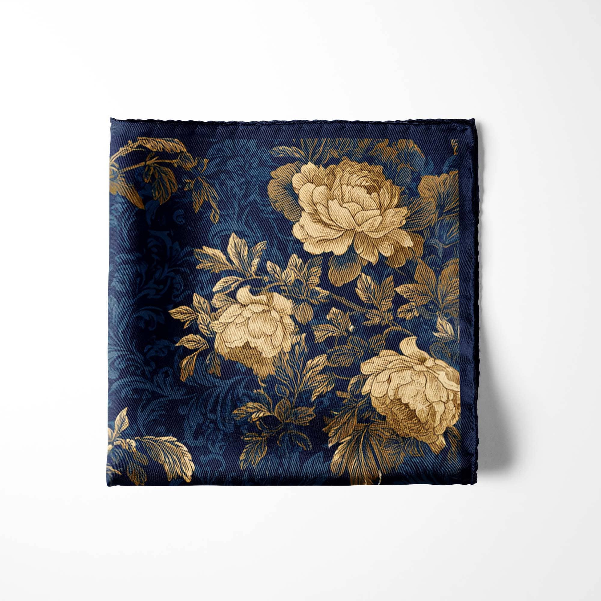 SILENT PROWL SILK POCKET SQUARE