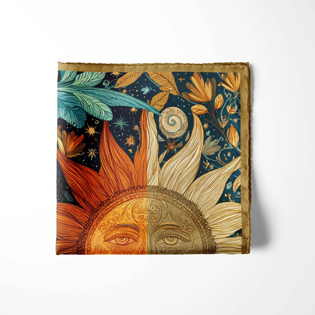 UNION OF LIGHT SILK POCKET SQUARE