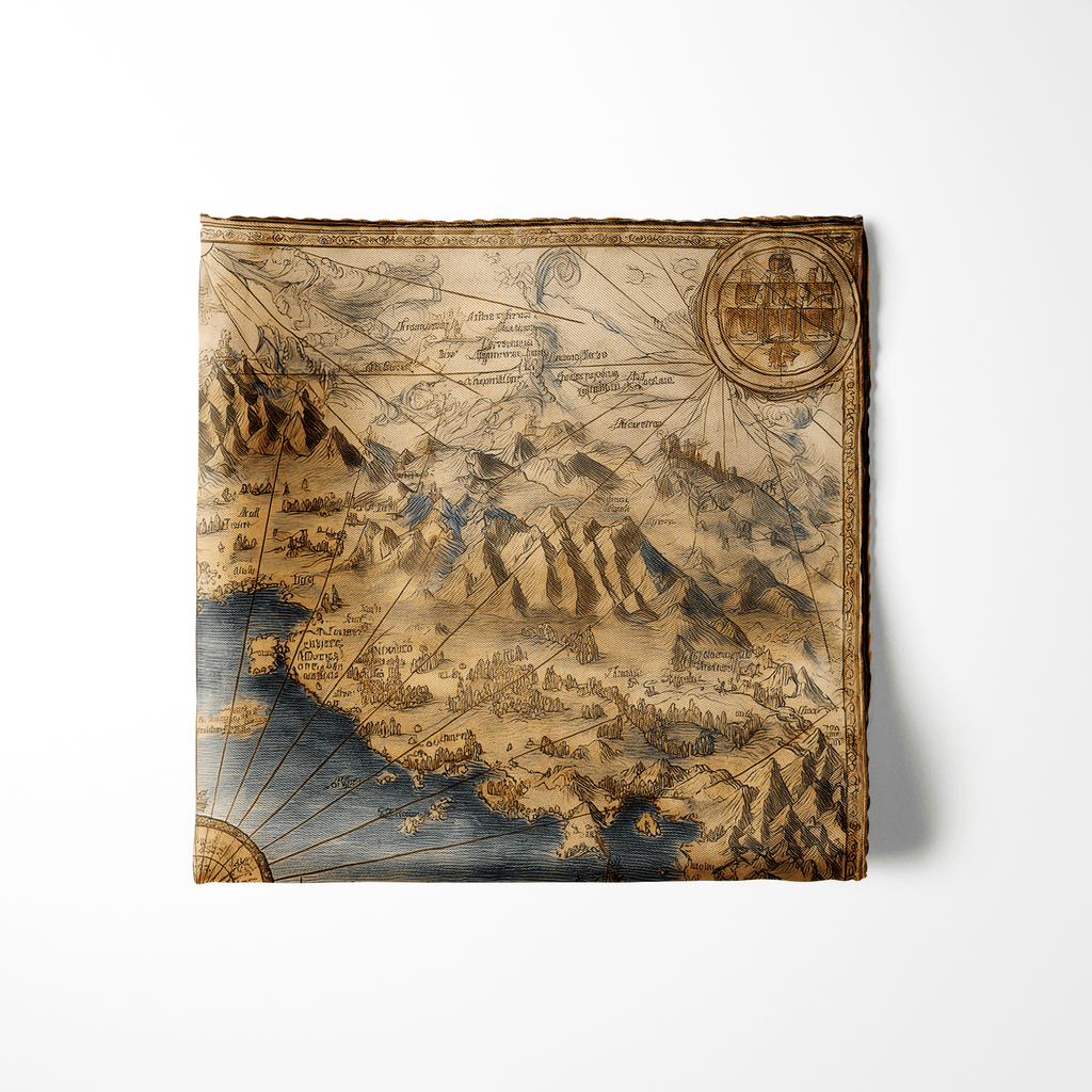 VOYAGE SILK POCKET SQUARE